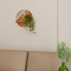 GRADIENT PICKS Prateleira Redonda Decorativa em Efeito Carvalho