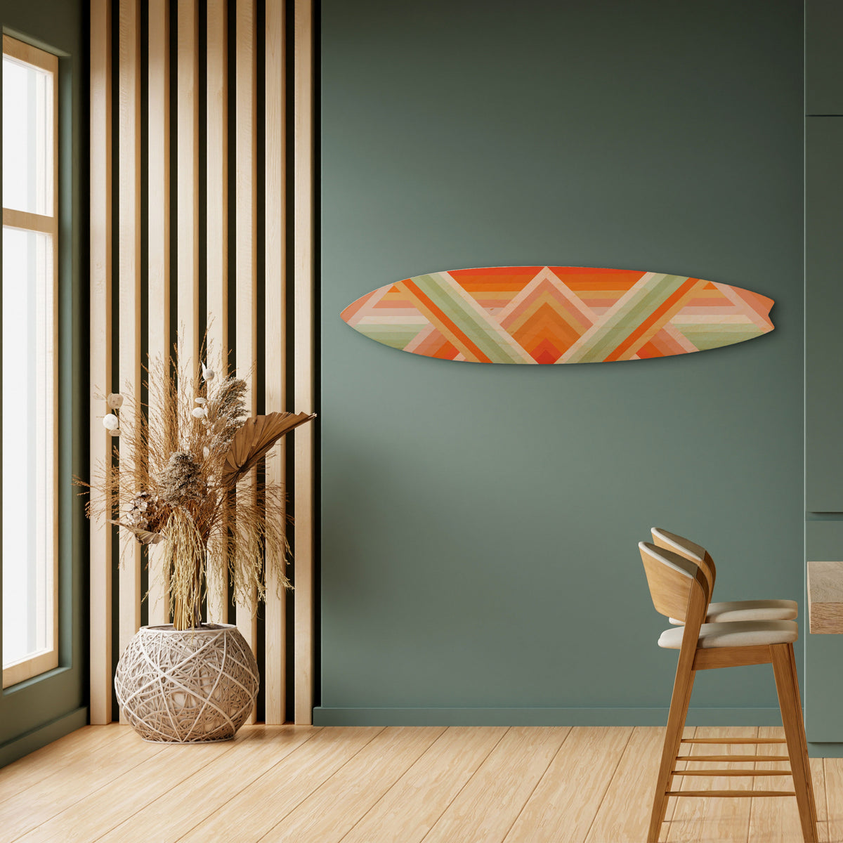 GRADIENT PICKS Painel Decorativo Prancha de Surf