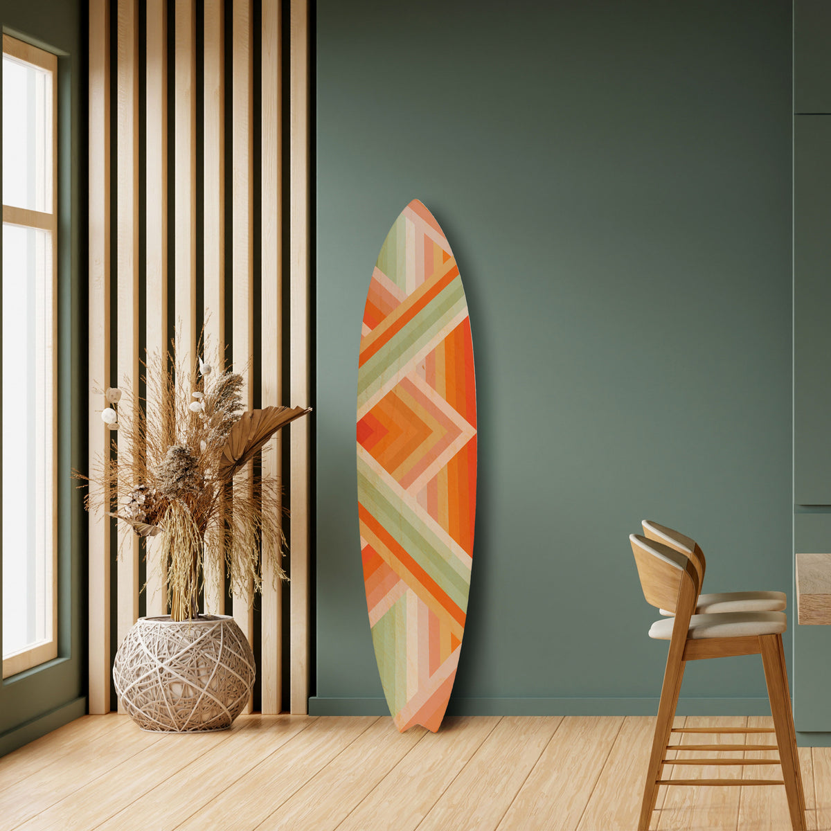 GRADIENT PICKS Painel Decorativo Prancha de Surf