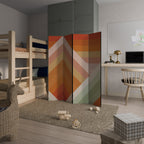 GRADIENT PICKS Biombo Decorativo de 4 Painéis