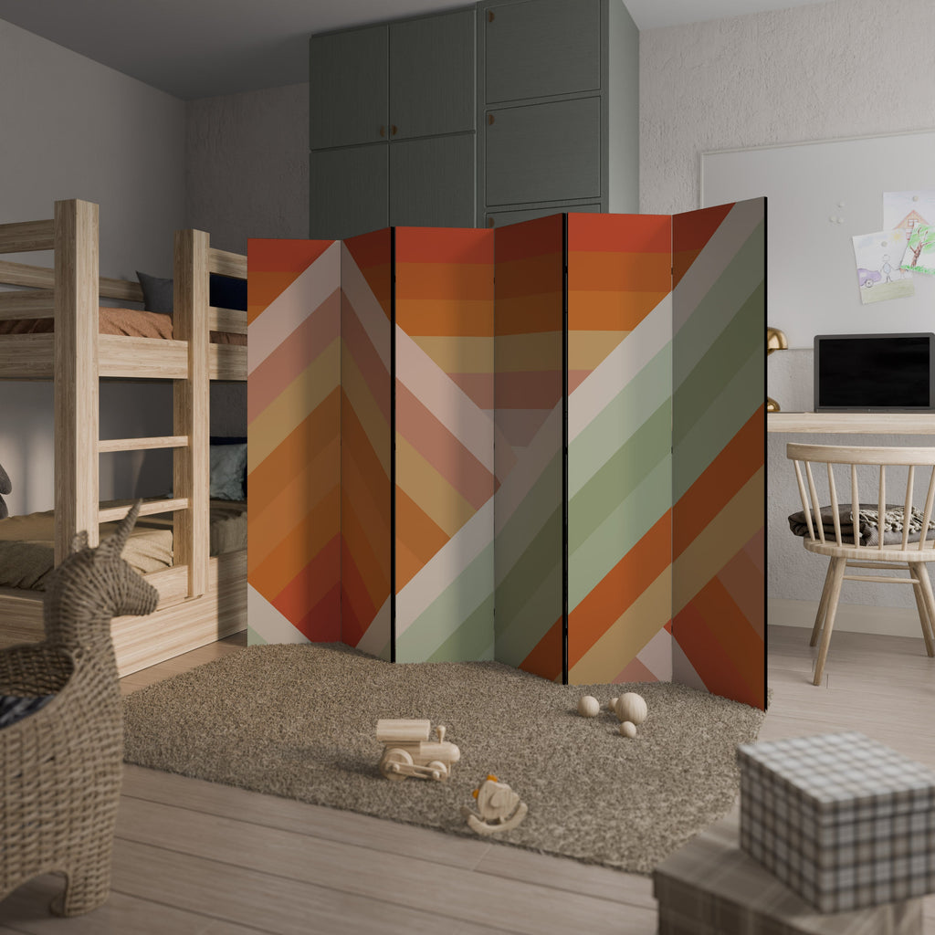 GRADIENT PICKS Biombo Decorativo de 6 Painéis