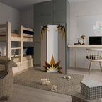 EXPLOSIVE HARMONY Biombo Decorativo de 3 Painéis