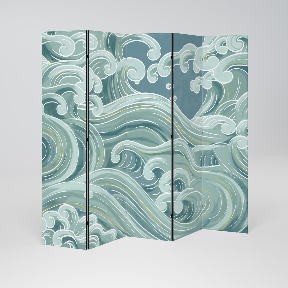 ASIAN SWAY Biombo de 5 Painéis