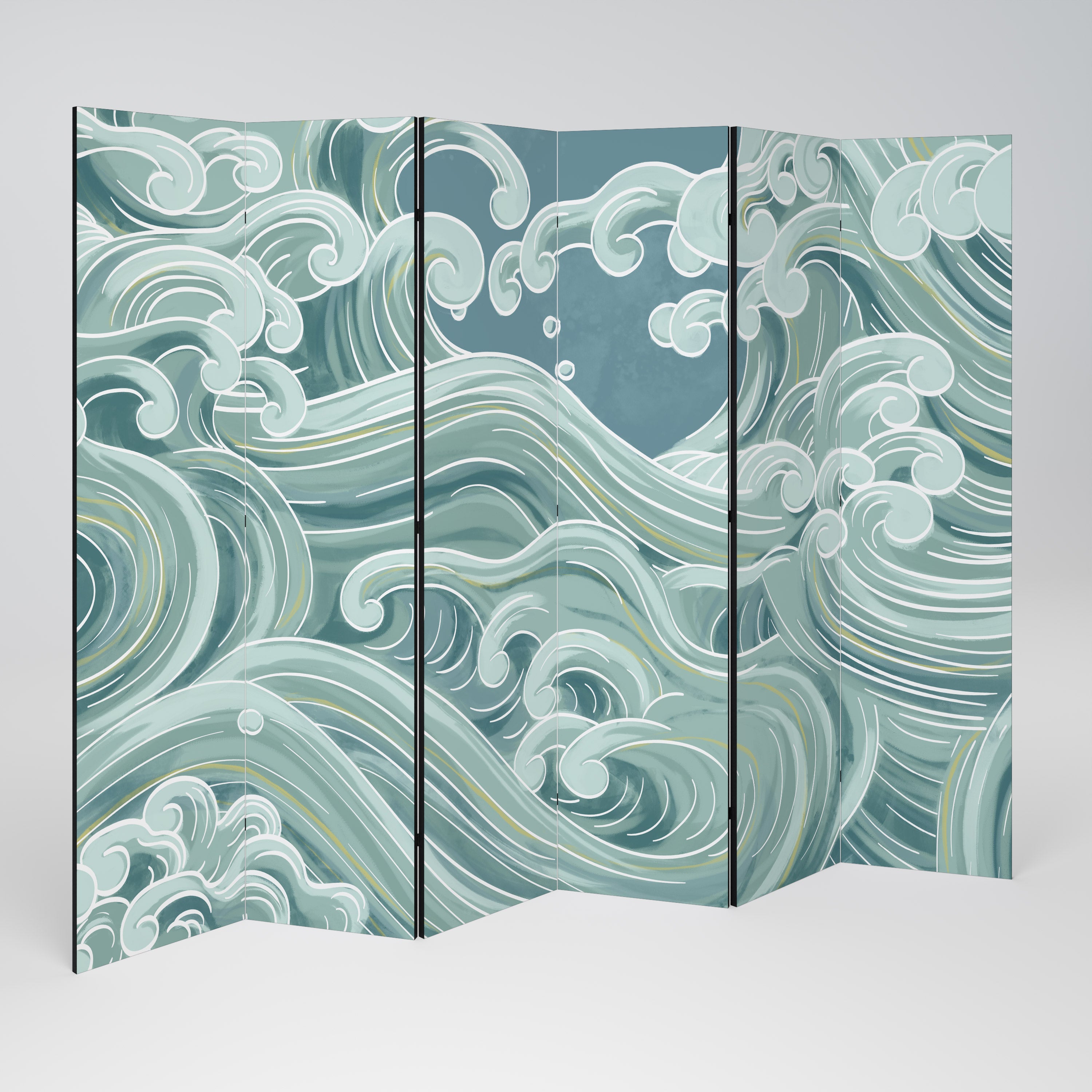 ASIAN SWAY Biombo de 6 Painéis