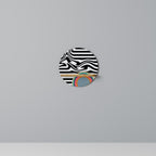 SPECTRA SHOWCASE Prateleira Redonda Decorativa em Efeito Carvalho