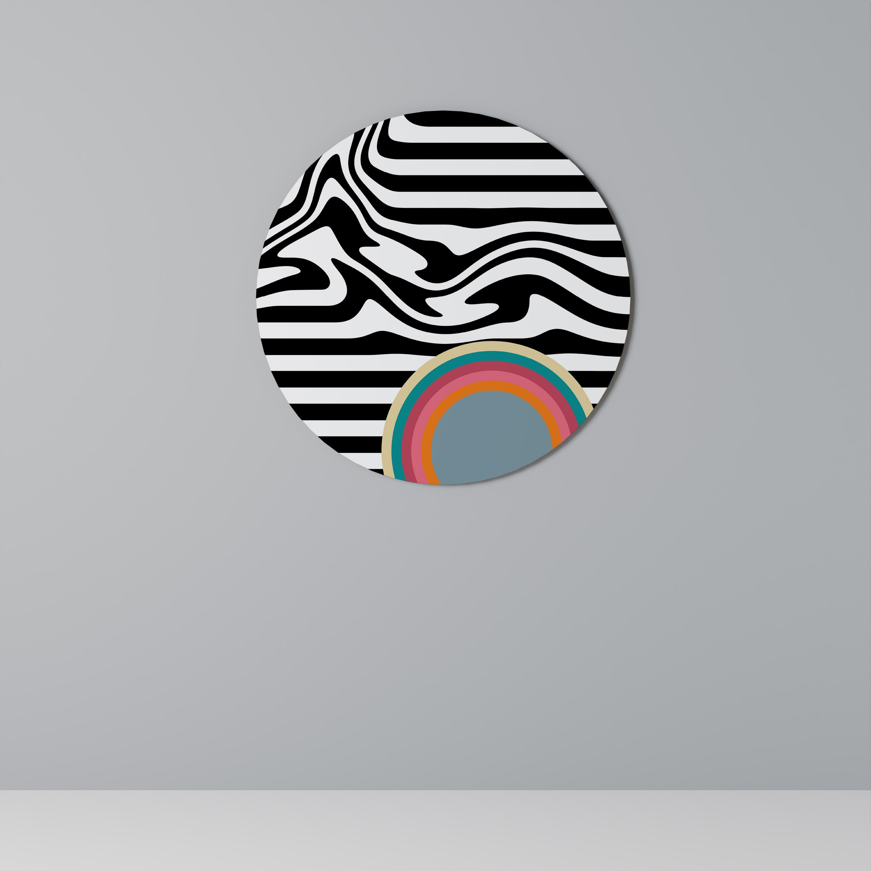 SPECTRA SHOWCASE Quadro Redondo Decorativo