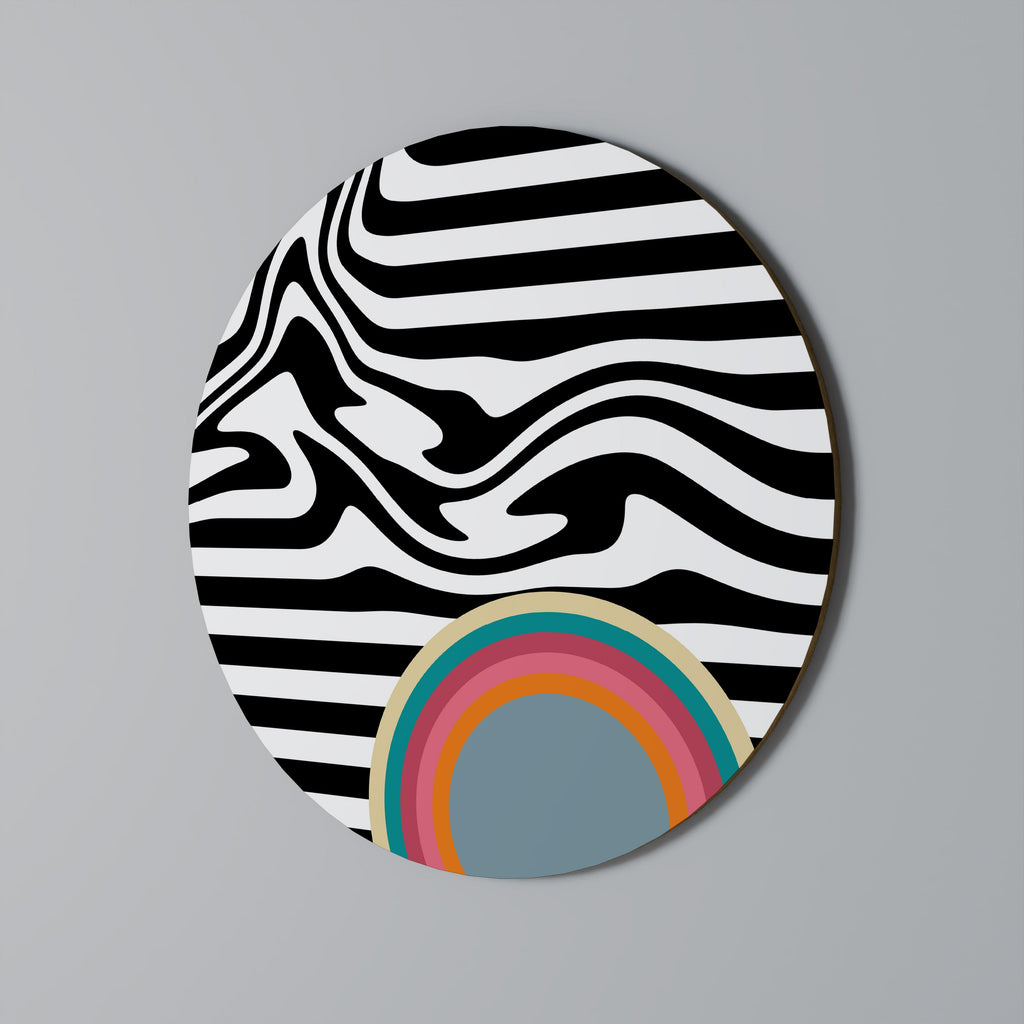 SPECTRA SHOWCASE Quadro Redondo Decorativo