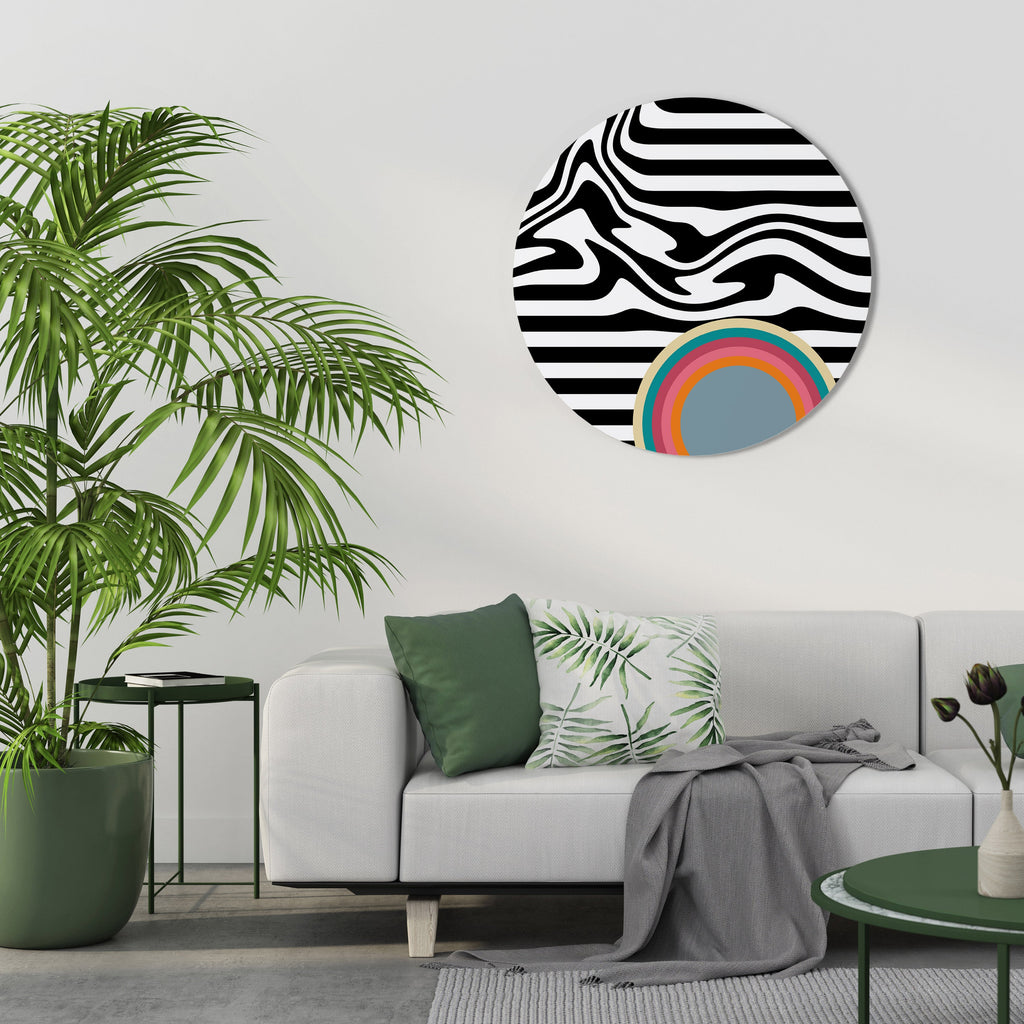 SPECTRA SHOWCASE Quadro Redondo Decorativo