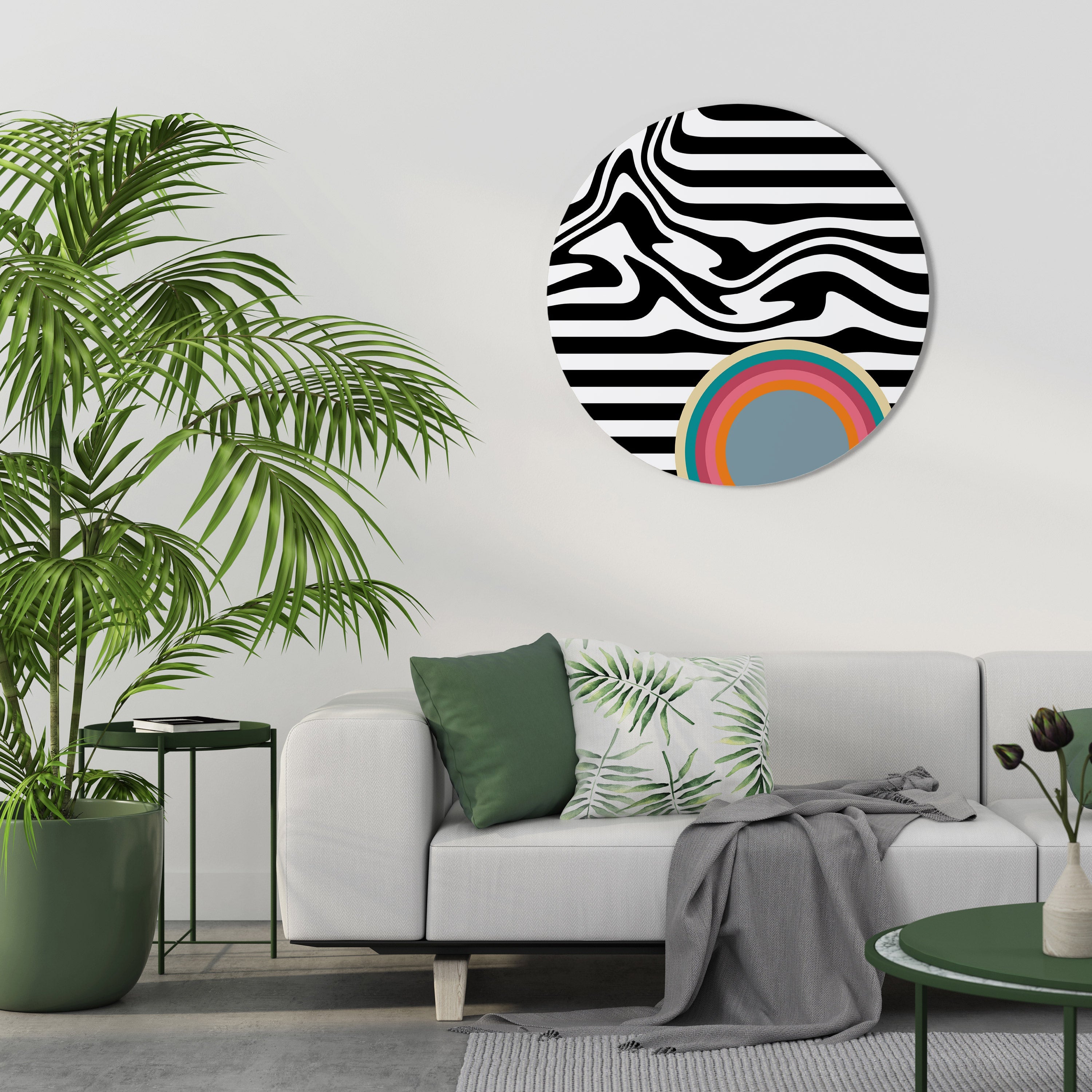 SPECTRA SHOWCASE Quadro Redondo Decorativo