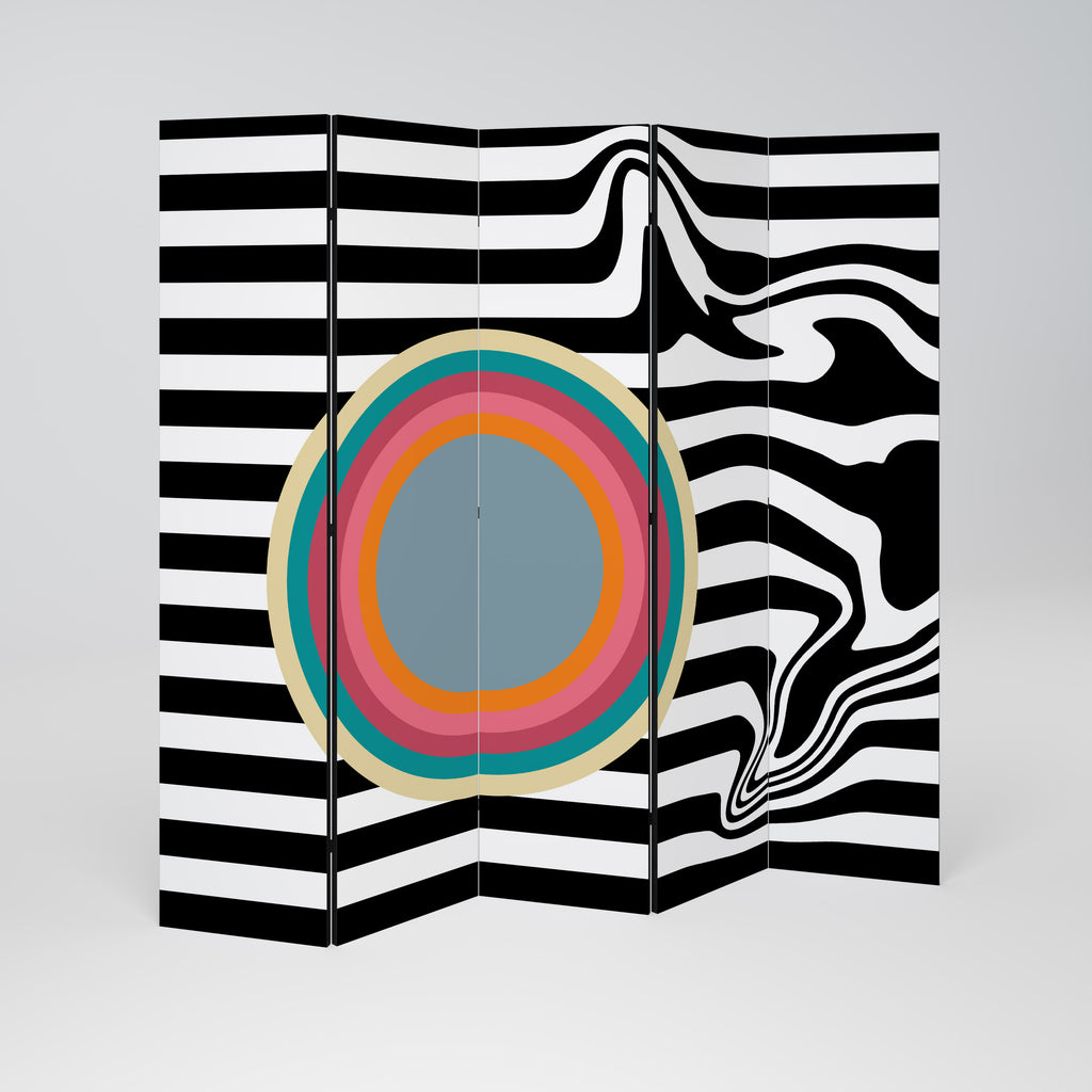 SPECTRA SHOWCASE Biombo de 5 Painéis