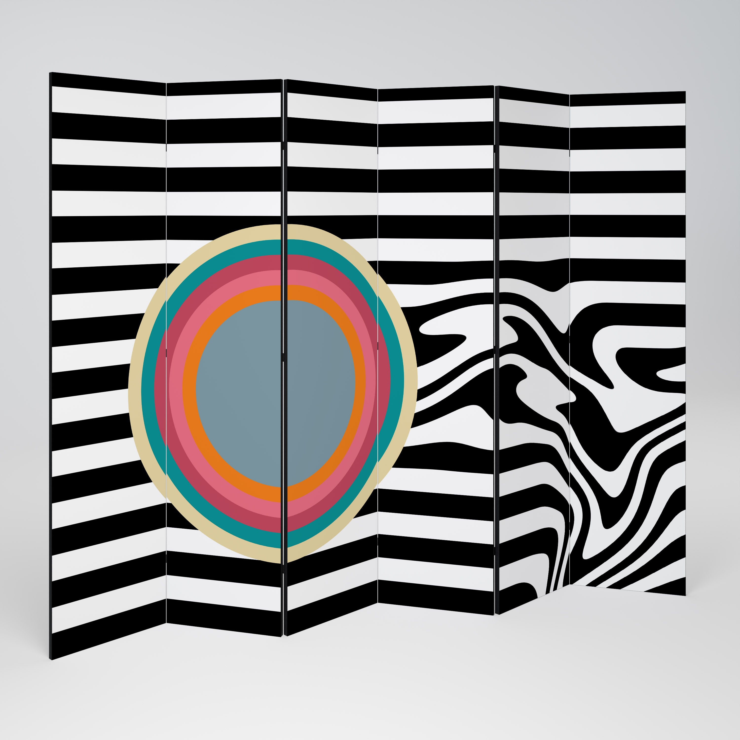 SPECTRA SHOWCASE Biombo de 6 Painéis