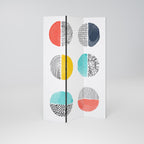 SHAPESHIFT TREASURES Biombo Decorativo de 3 Painéis