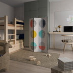 SHAPESHIFT TREASURES Biombo Decorativo de 3 Painéis