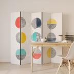 SHAPESHIFT TREASURES Biombo Decorativo de 5 Painéis