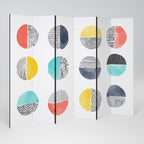 SHAPESHIFT TREASURES Biombo Decorativo de 6 Painéis