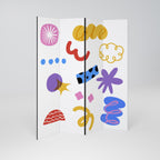 DREAMY MOOD Decorative 4-Panel Room Divider