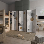 CLEAR CREATIONS 6-Panel Room Divider