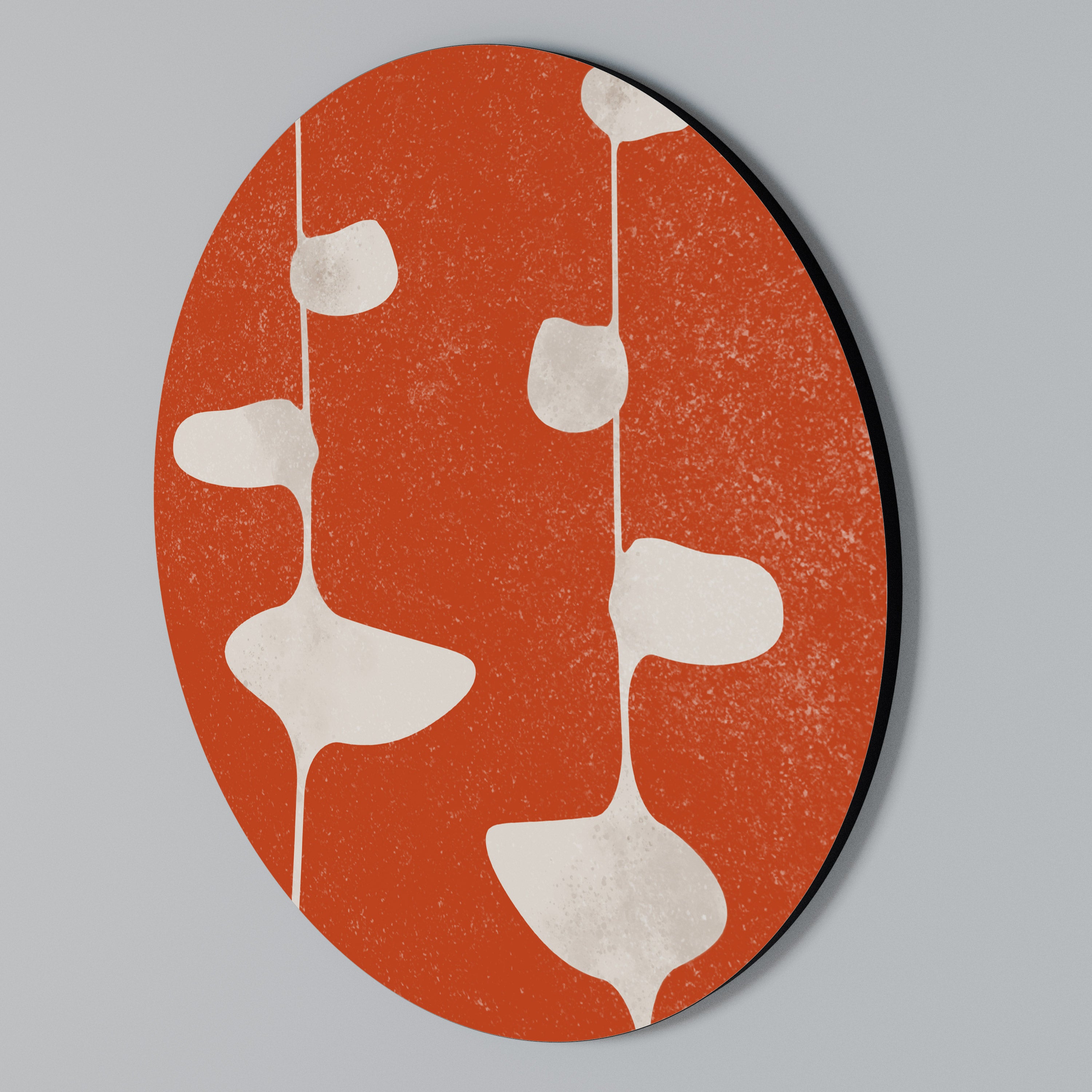 COURAGE MOLD Arte de Parede Redonda