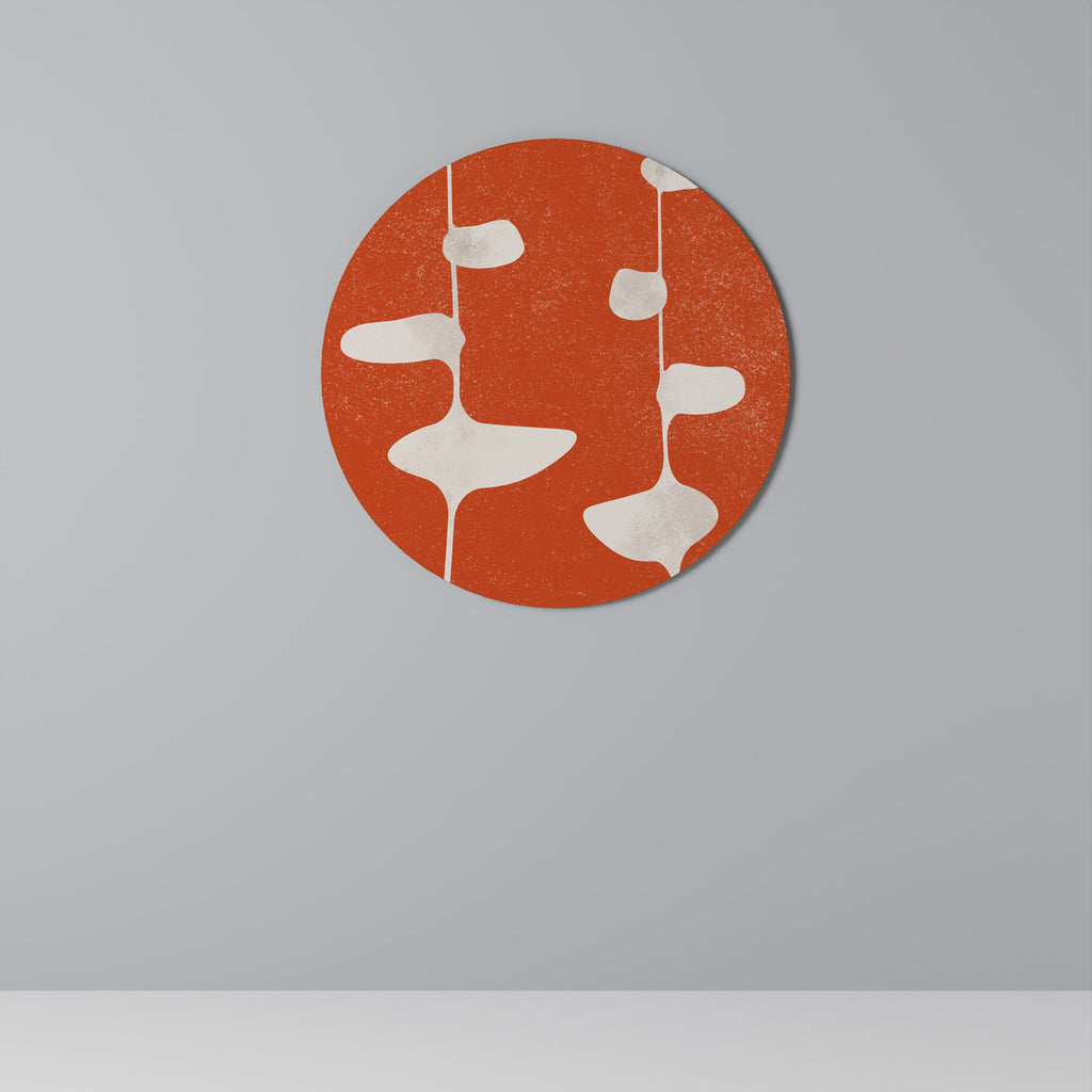 COURAGE MOLD Quadro Redondo Decorativo