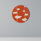 COURAGE MOLD Quadro Redondo Decorativo