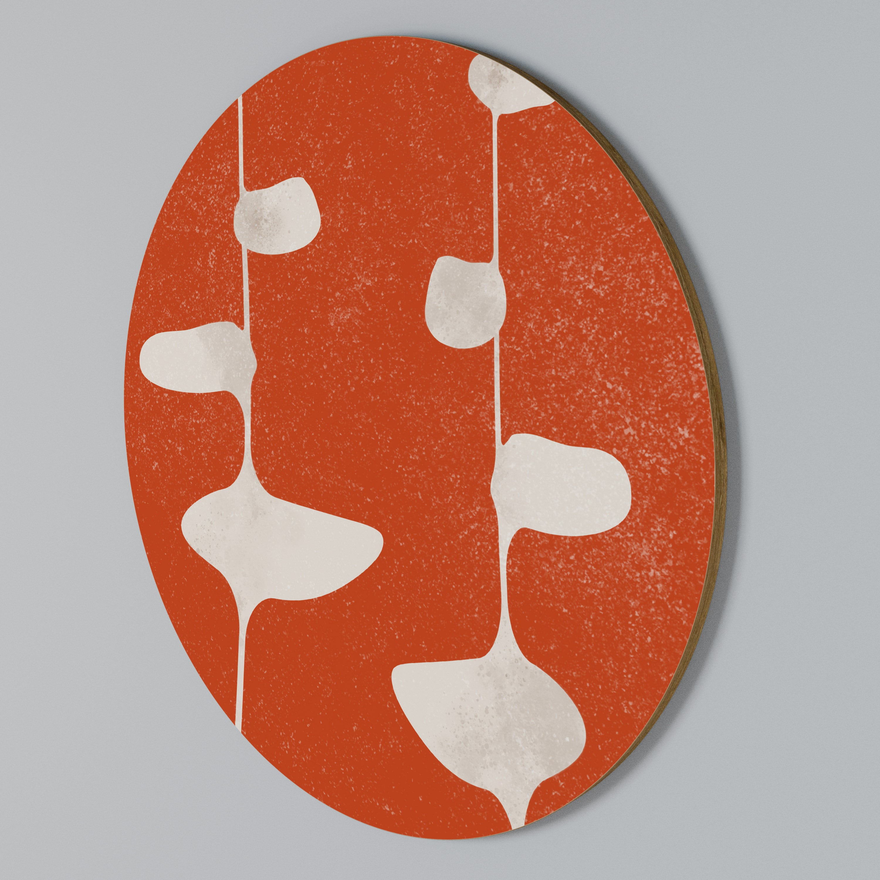 COURAGE MOLD Arte de Parede Redonda