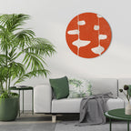 COURAGE MOLD Quadro Redondo Decorativo