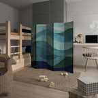 ETERNAL FLOW Biombo Decorativo de 5 Painéis