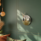 EARTH ELEMENTS Prateleira Oval Decorativa em Efeito Carvalho