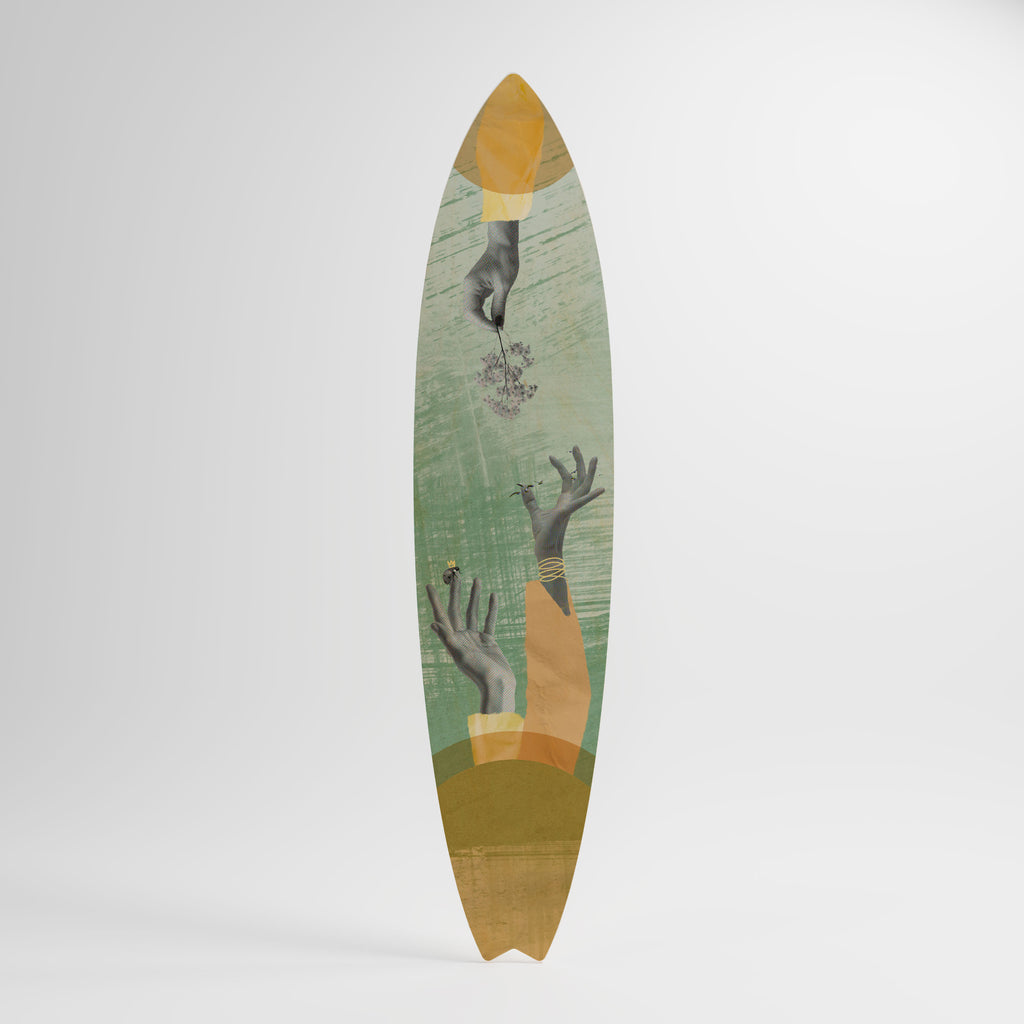 EARTH ELEMENTS Painel Decorativo Prancha de Surf