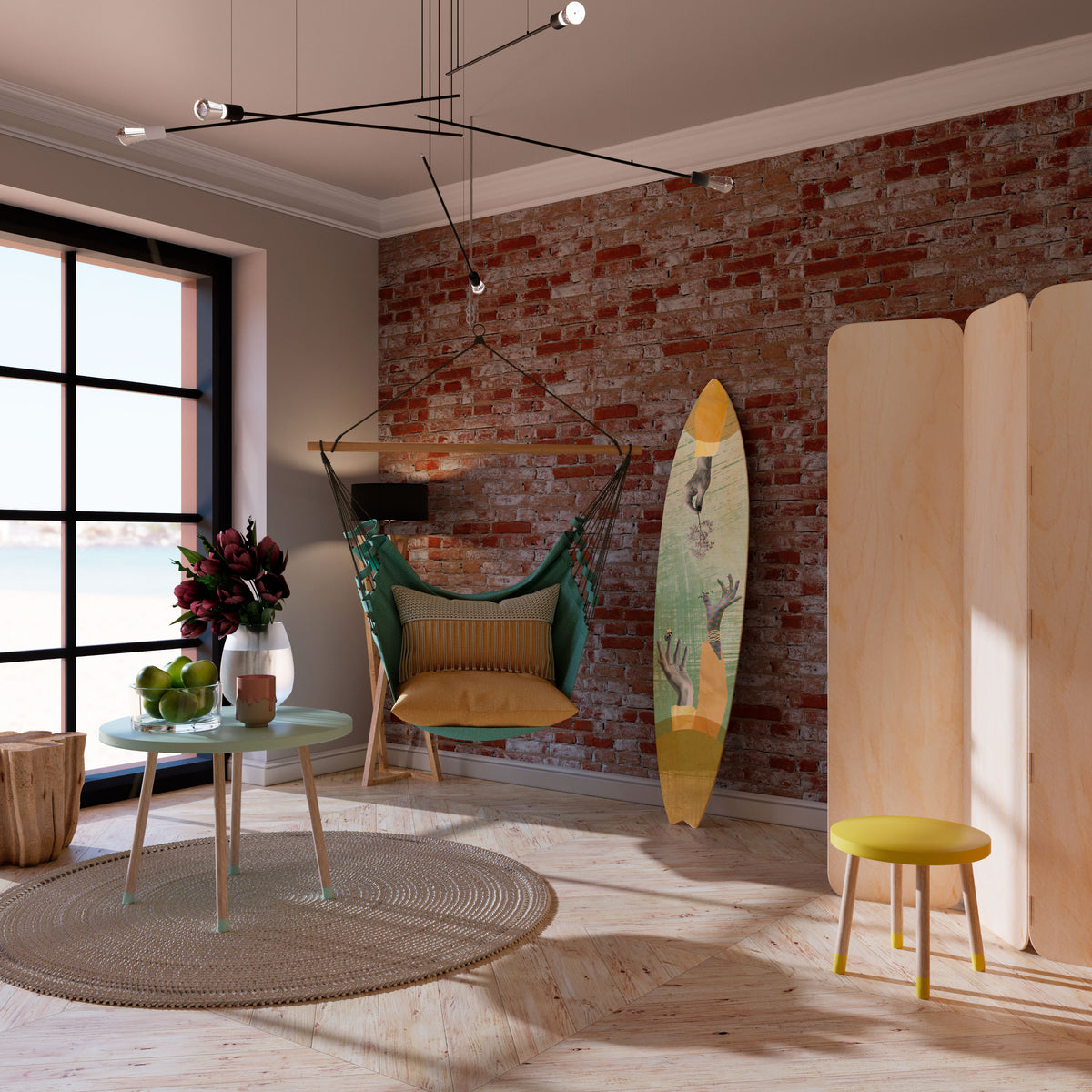EARTH ELEMENTS Surfboard Decorative Panel