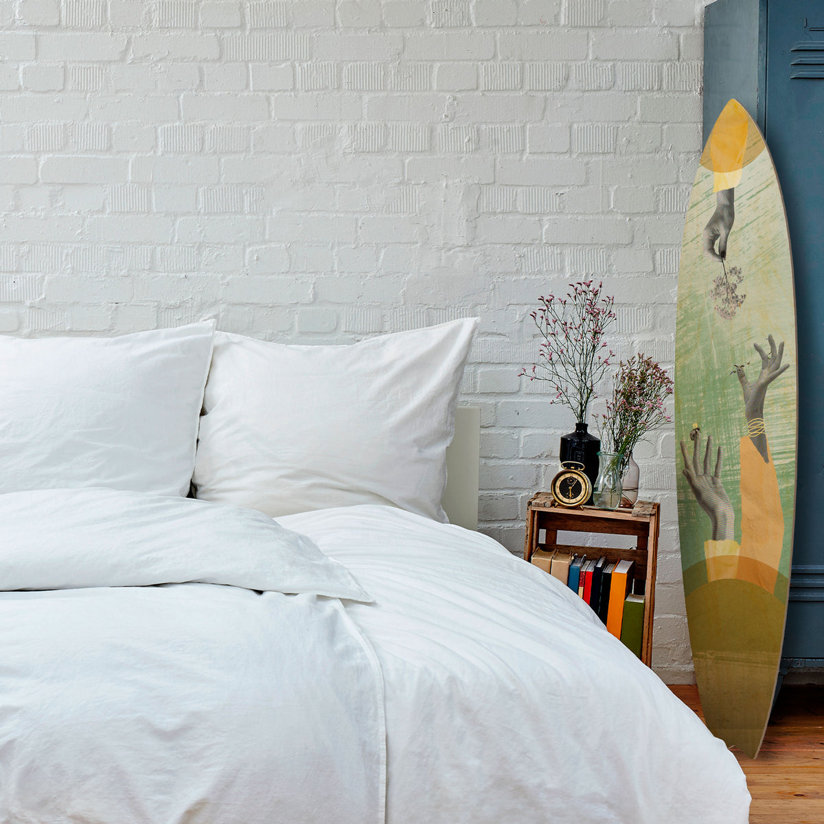 EARTH ELEMENTS Painel Decorativo Prancha de Surf