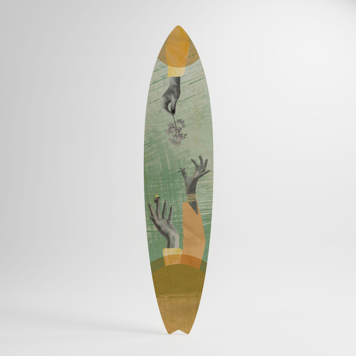 EARTH ELEMENTS Painel Decorativo Prancha de Surf