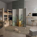 EARTH ELEMENTS Decorative 4-Panel Room Divider