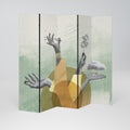 EARTH ELEMENTS Decorative 5-Panel Room Divider