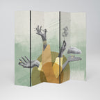 EARTH ELEMENTS Decorative 5-Panel Room Divider
