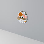 MATISSE WHIMSY Prateleira Oval Decorativa em Efeito Carvalho