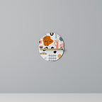 MATISSE WHIMSY Prateleira Oval Decorativa em Efeito Carvalho