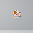 MATISSE WHIMSY Prateleira Redonda Decorativa em Efeito Carvalho