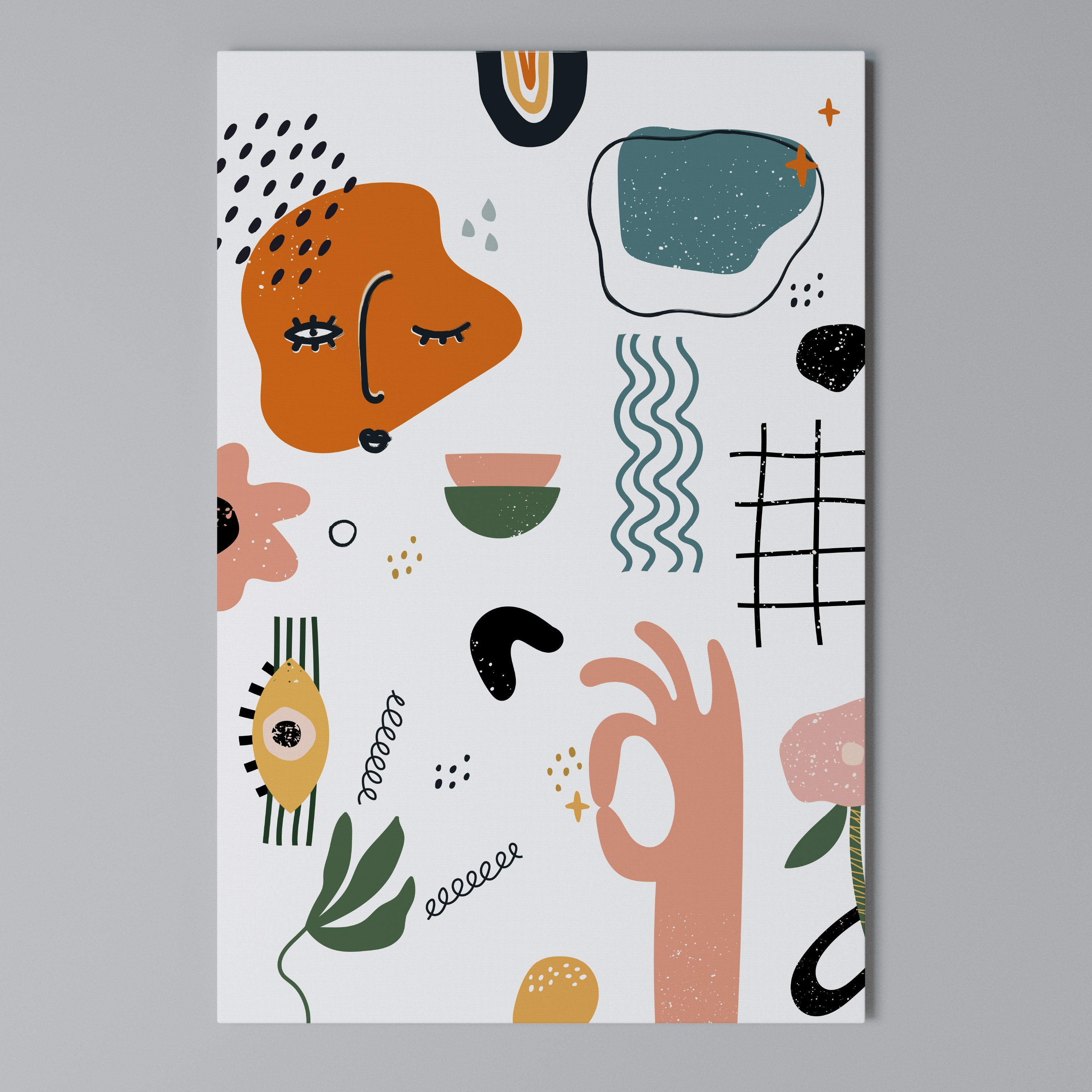 MATISSE WHIMSY Quadro em tela vertical