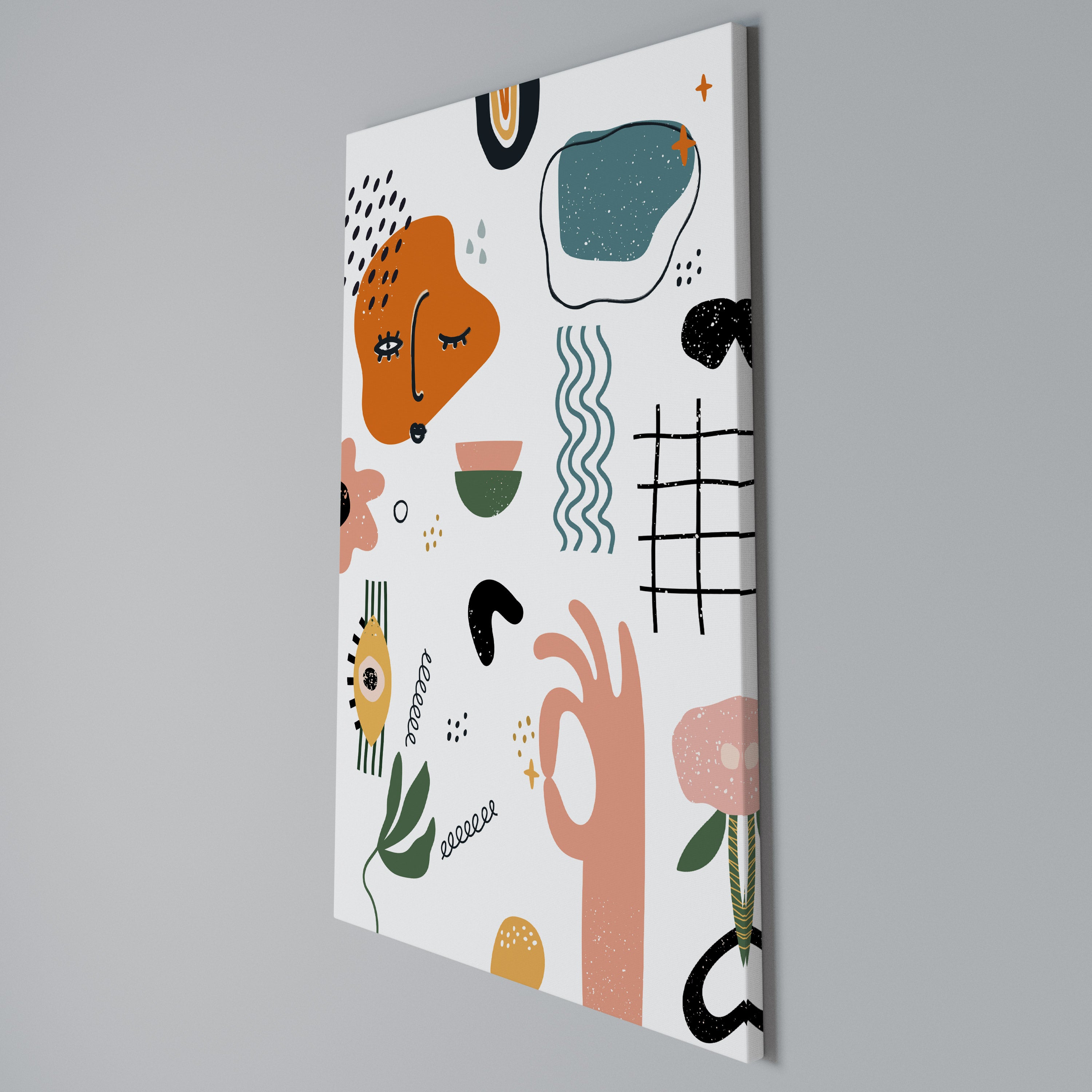 MATISSE WHIMSY Quadro em tela vertical