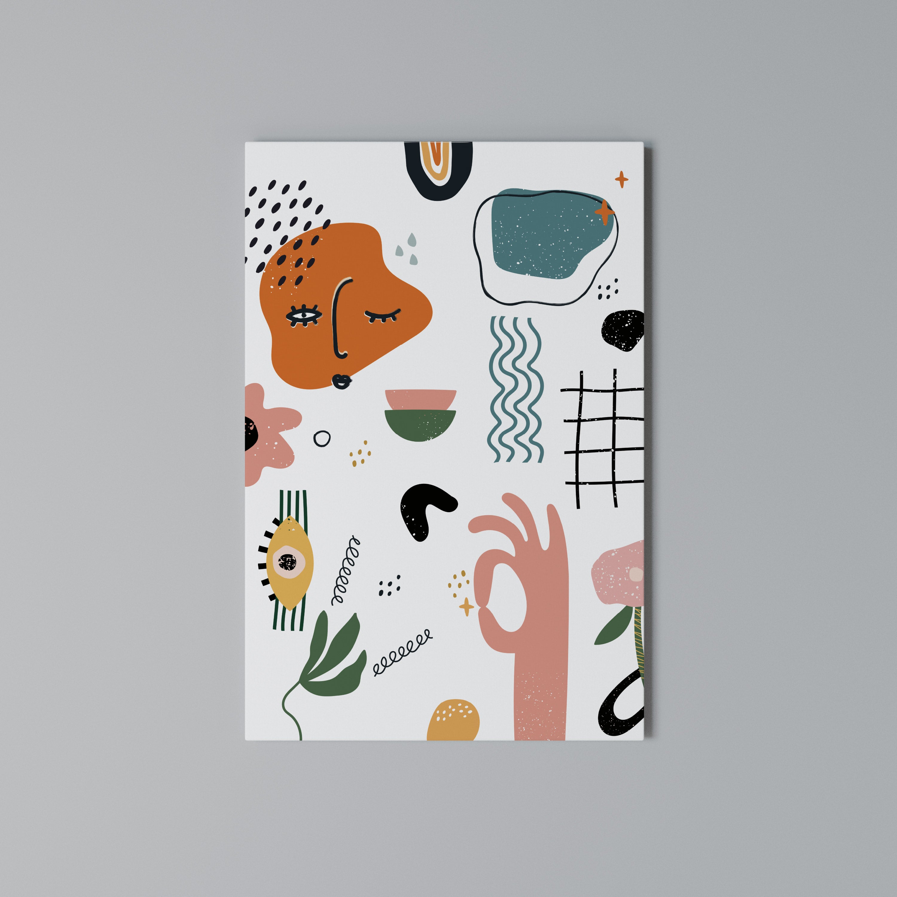 MATISSE WHIMSY Quadro em tela vertical