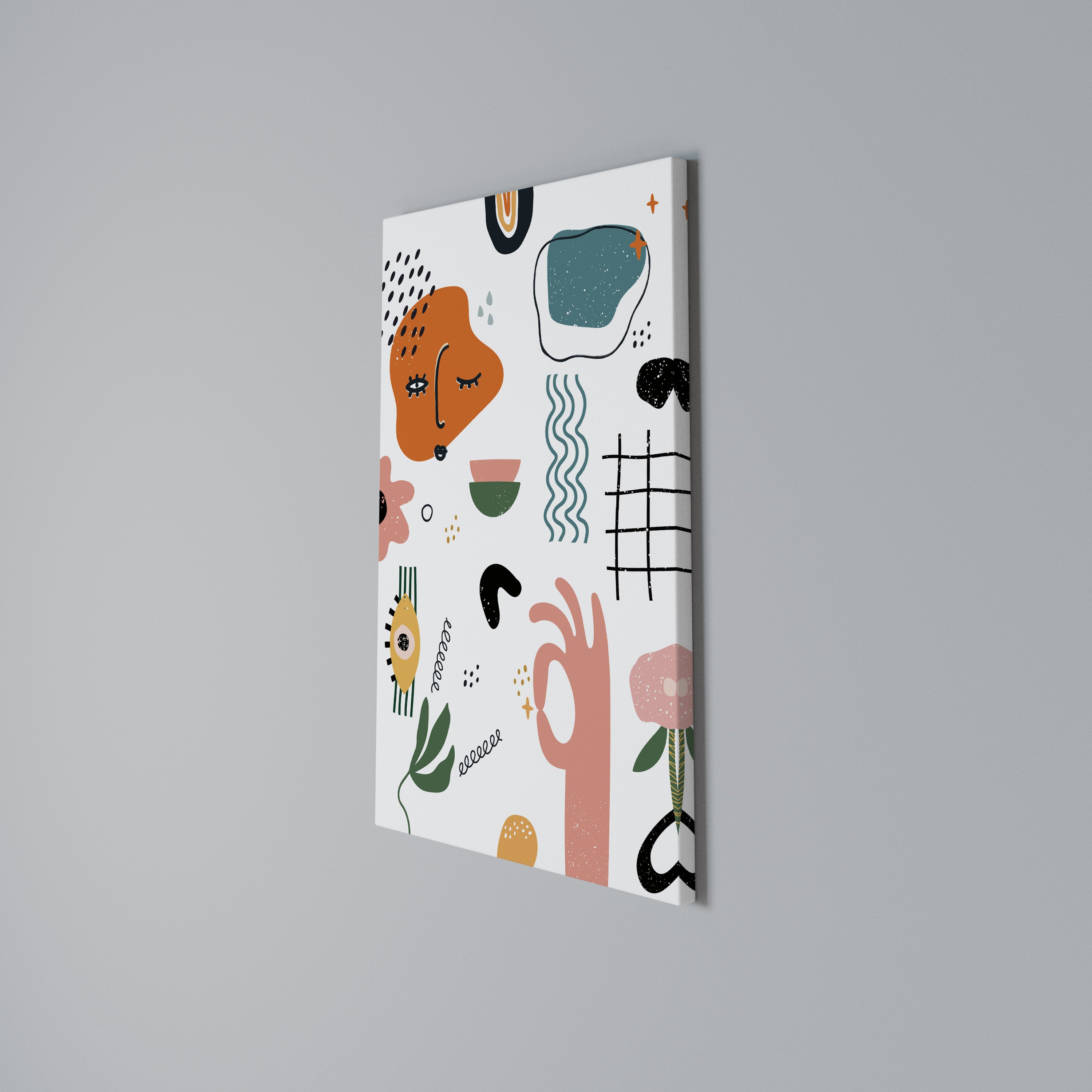 MATISSE WHIMSY Quadro em tela vertical
