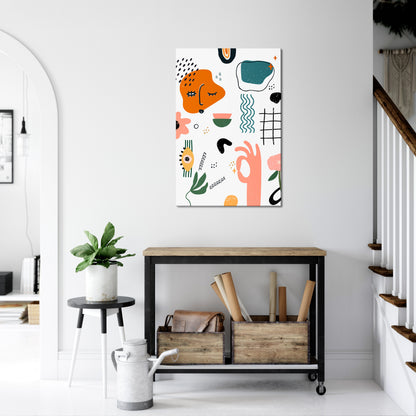 MATISSE WHIMSY Quadro em tela vertical