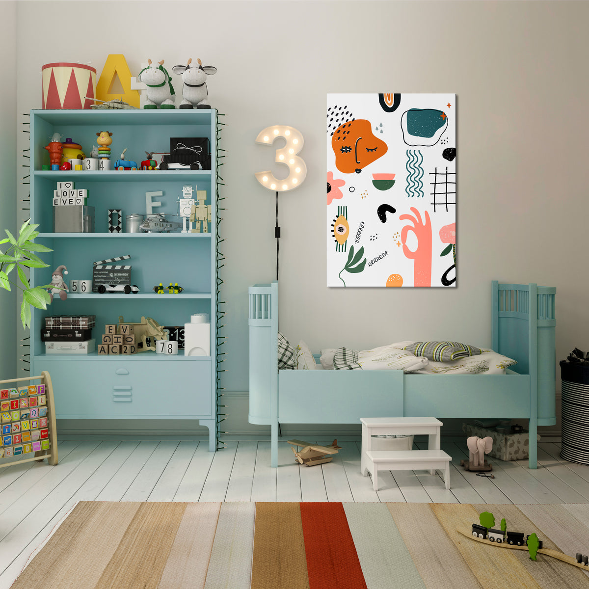 MATISSE WHIMSY Quadro em tela vertical