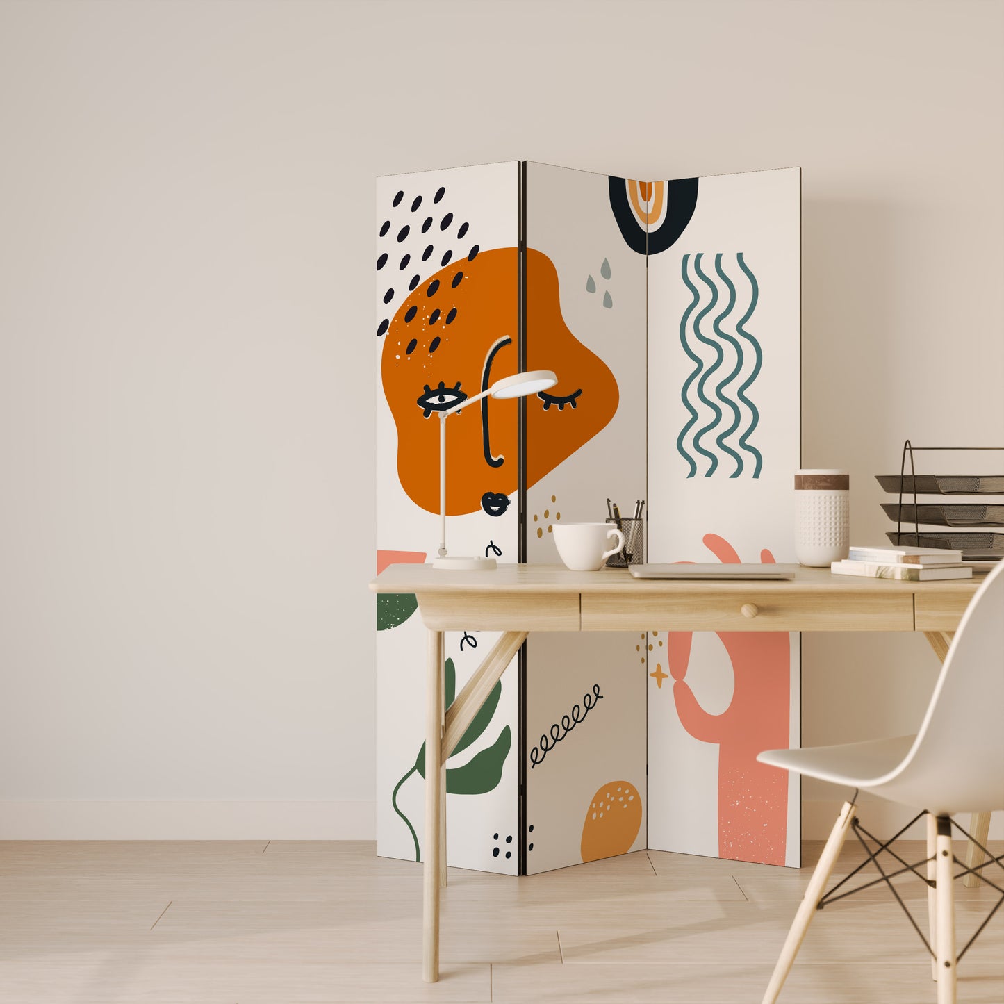 MATISSE WHIMSY Biombo de 3 Painéis