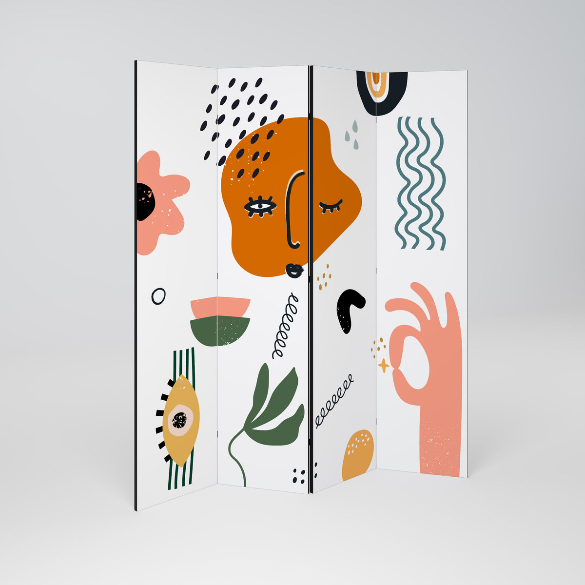 MATISSE WHIMSY Biombo de 4 Painéis