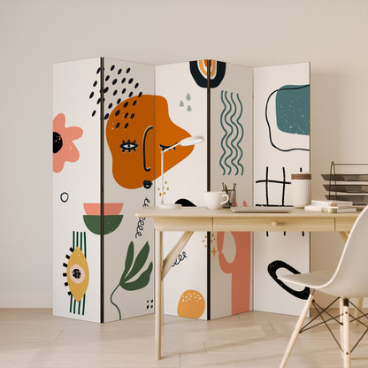 MATISSE WHIMSY Biombo de 5 Painéis