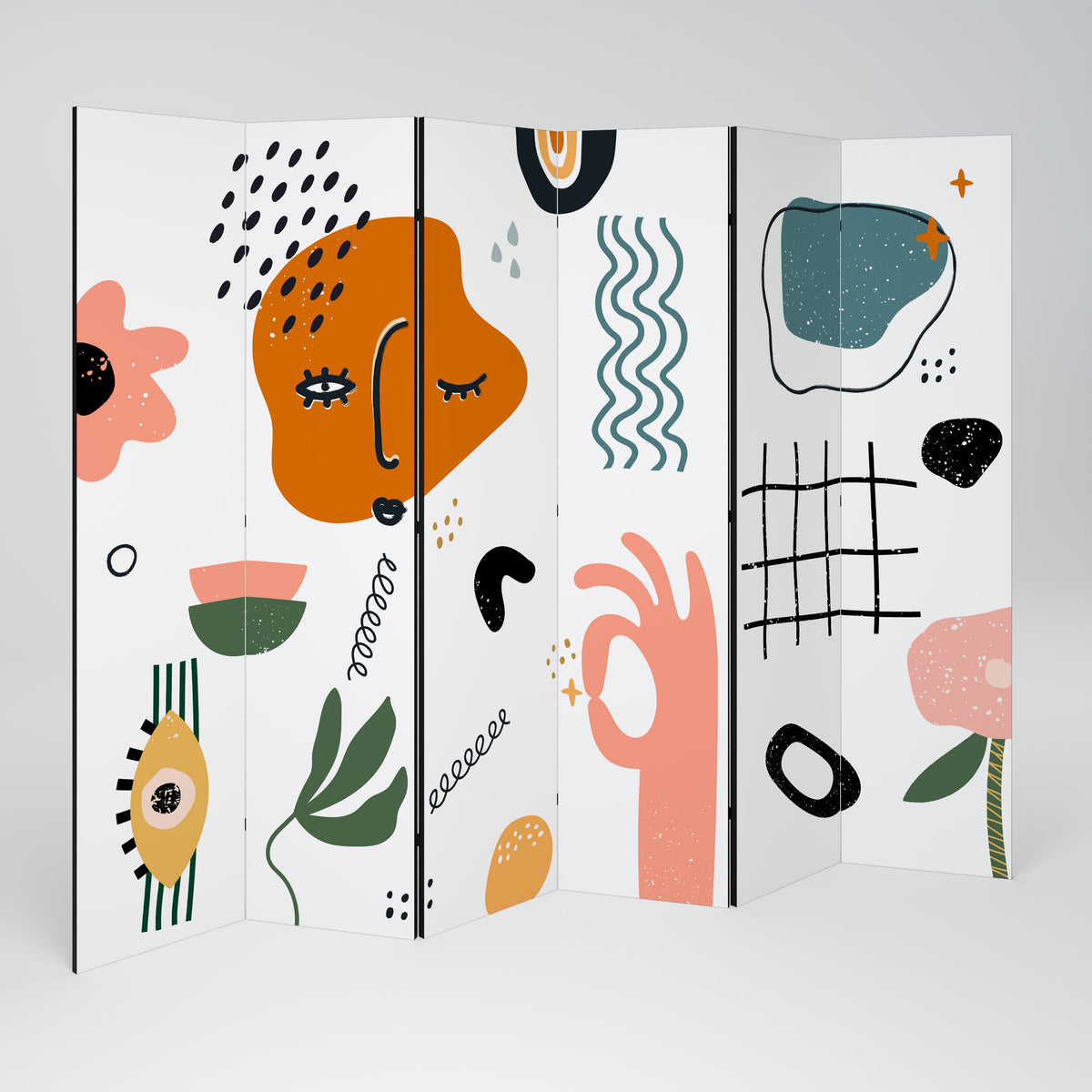 MATISSE WHIMSY Biombo de 6 Painéis