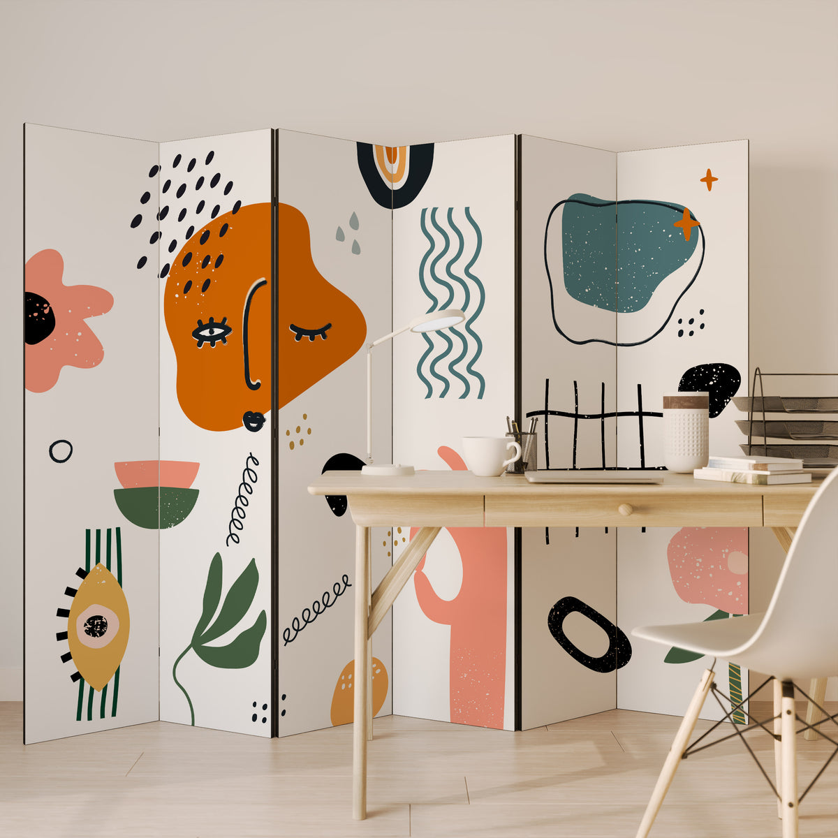 MATISSE WHIMSY Biombo de 6 Painéis