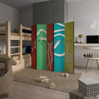 LIVELY FEATURES Biombo Decorativo de 5 Painéis